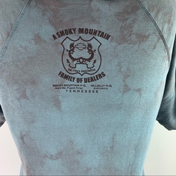 4/$24 Harley-Davidson Tie Dye Wide Neck Graphic Tee - Picture 8 of 11